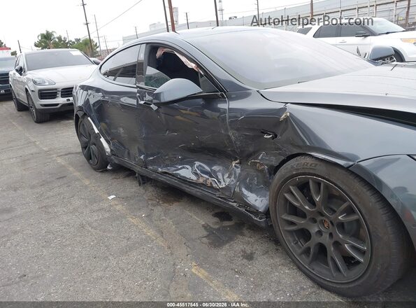 5YJSA1E66NF478229 2022 TESLA MODEL S Черный Вид спереди