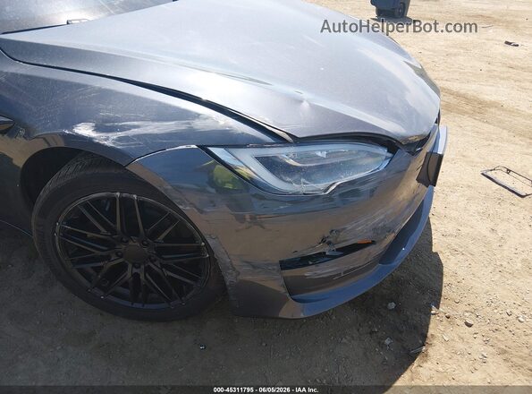 5YJSA1E68MF433694 2021 TESLA MODEL S Gray 