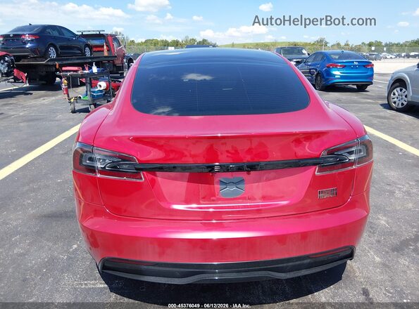 5YJSA1E68MF452083 2021 TESLA MODEL S Red 