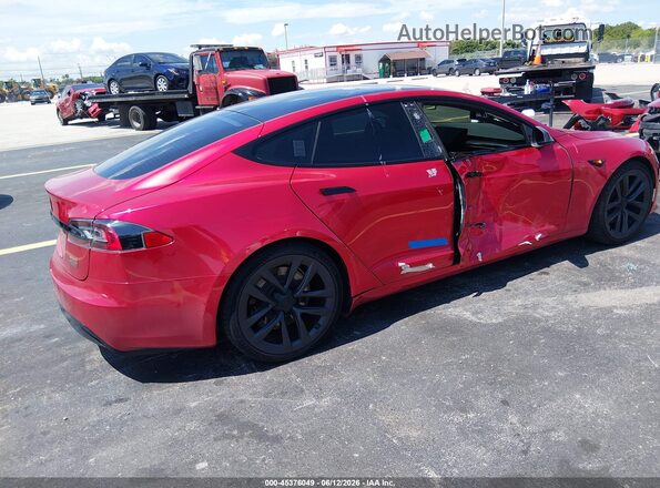 5YJSA1E68MF452083 2021 TESLA MODEL S Red Tył prawy