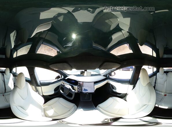 5YJSA1E69NF487121 2022 TESLA MODEL Black VIN կոդի պիտակի տեսք