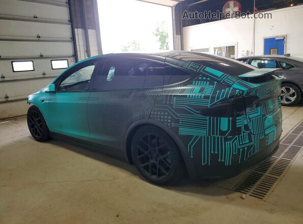 5YJXCAE22JF087151 2018 TESLA MODEL Blue Tył lewy