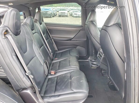 5YJXCAE41MF324931 2021 TESLA MODEL Gray Rear interior view