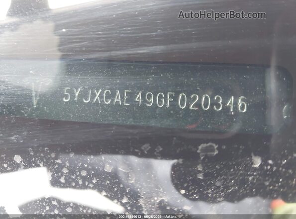 5YJXCAE49GF020346 2016 TESLA MODEL X Gray Widok komory silnika