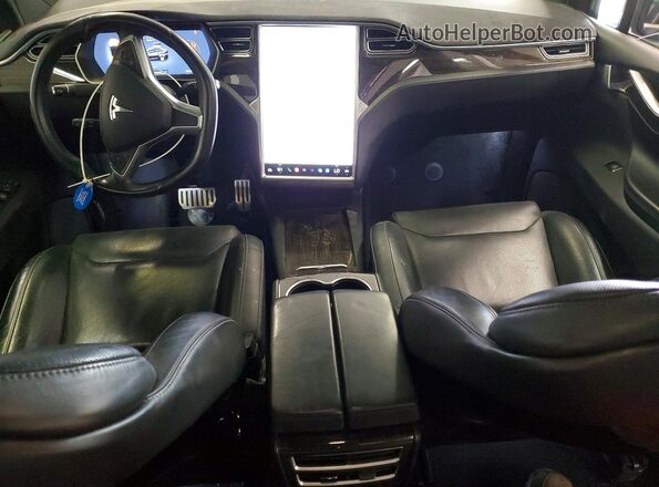 5YJXCBE20GF008395 2016 TESLA MODEL Black Widok deski rozdzielczej