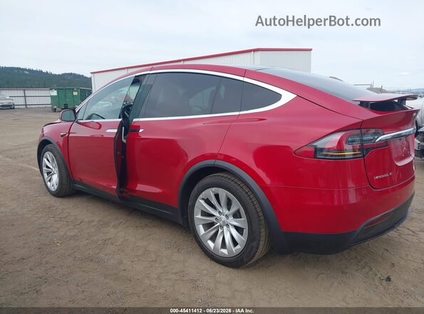 5YJXCBE21HF050270 2017 TESLA MODEL X Red 360 interior view