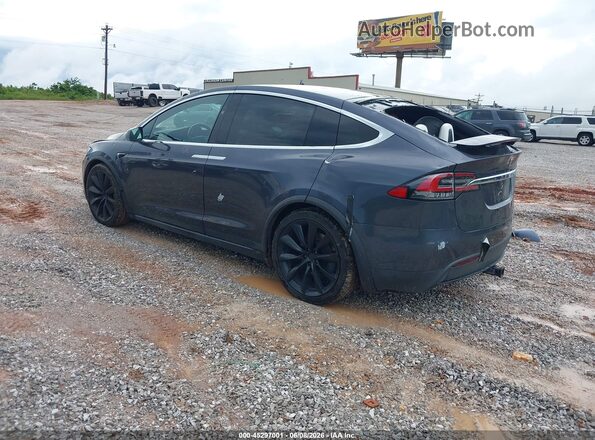 5YJXCBE23MF308167 2021 TESLA MODEL X Серый Задняя левая четверть