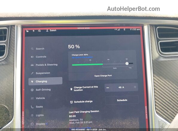 5YJXCBE24GF006312 2016 TESLA MODEL X Red 
