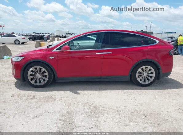 5YJXCBE24GF006312 2016 TESLA MODEL X Red 360 interior view