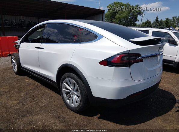 5YJXCBE26LF233365 2020 TESLA MODEL X Белый Задняя левая четверть