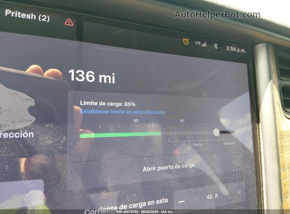 5YJXCBE26LF233365 2020 TESLA MODEL X Белый 