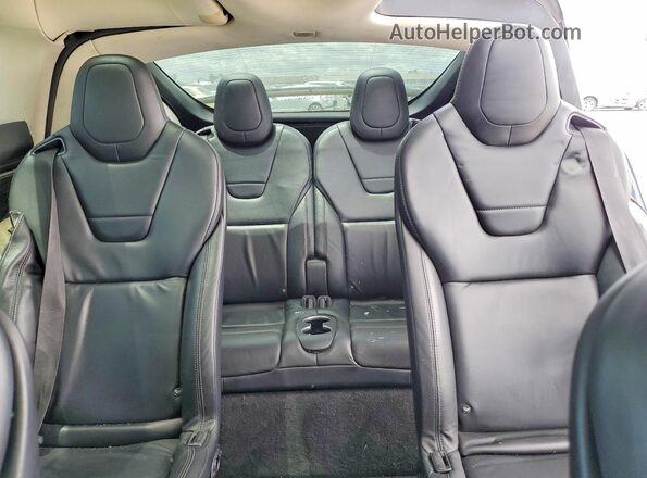 5YJXCBE27GF008717 2016 TESLA MODEL Black Rear seats view