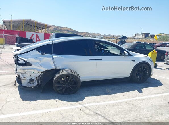 5YJXCBE27LF239093 2020 TESLA MODEL X White ხელსაწყოთა პანელის ხედი
