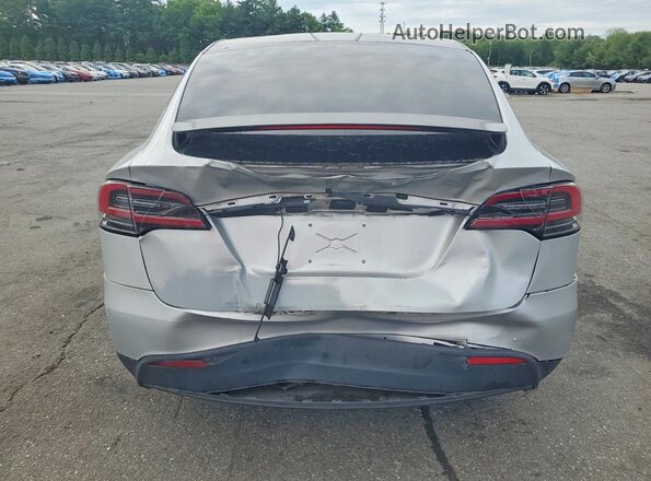 5YJXCBE28HF035121 2017 TESLA MODEL Silver Widok z tyłu