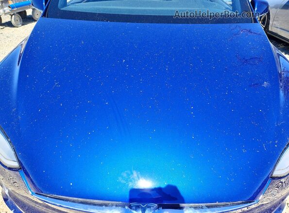 5YJXCBE28MF322520 2021 TESLA MODEL Blue Շարժիչի բաժամունքի տեսք