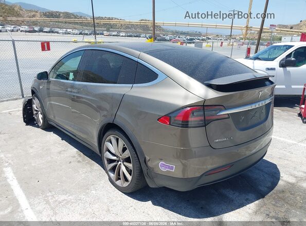 5YJXCBE29GF006712 2016 TESLA MODEL X Tan Tył lewy