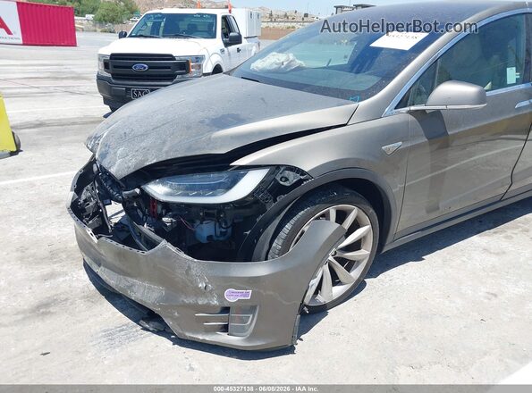 5YJXCBE29GF006712 2016 TESLA MODEL X Tan Widok zestawu wskaźników