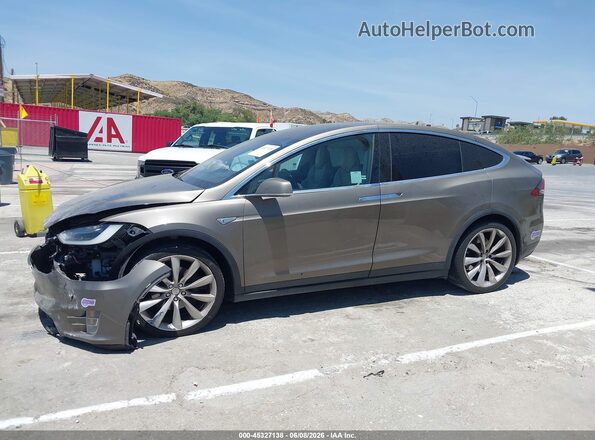 5YJXCBE29GF006712 2016 TESLA MODEL X Tan 