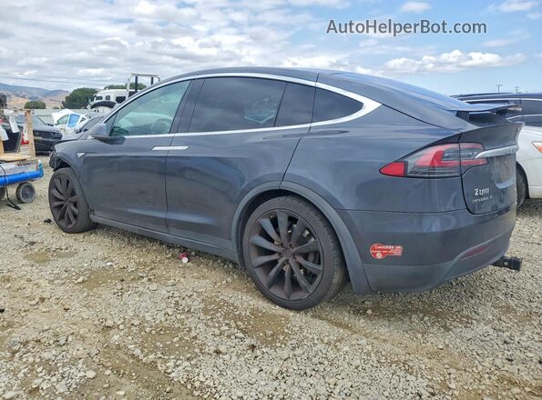 5YJXCBE29GF017175 2016 TESLA MODEL Gray Rear left