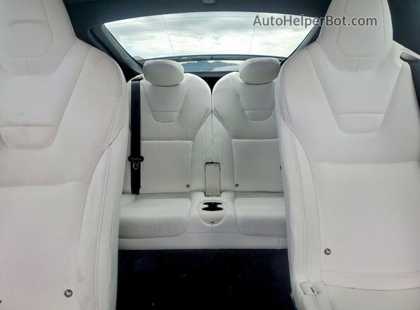 5YJXCBE29GF017175 2016 TESLA MODEL Gray Rear seats view