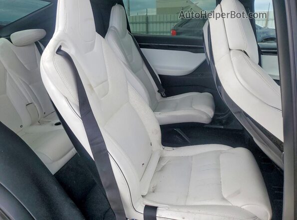 5YJXCBE29GF017175 2016 TESLA MODEL Gray Rear interior view