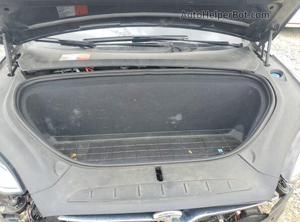 5YJXCBE29GF017175 2016 TESLA MODEL Gray Engine compartment view