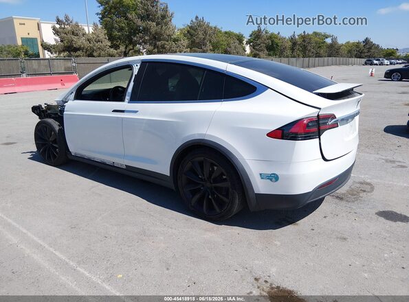 5YJXCBE2XLF282276 2020 TESLA MODEL X White Задня ліва чверть