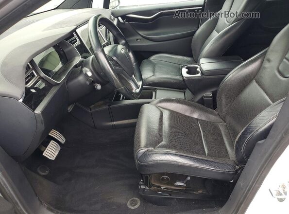 5YJXCBE40GF008995 2016 TESLA MODEL White Widok wnętrza z przodu