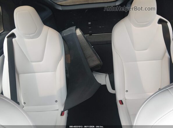 5YJXCBE40LF303525 2020 TESLA MODEL X Black Vista de la etiqueta del VIN