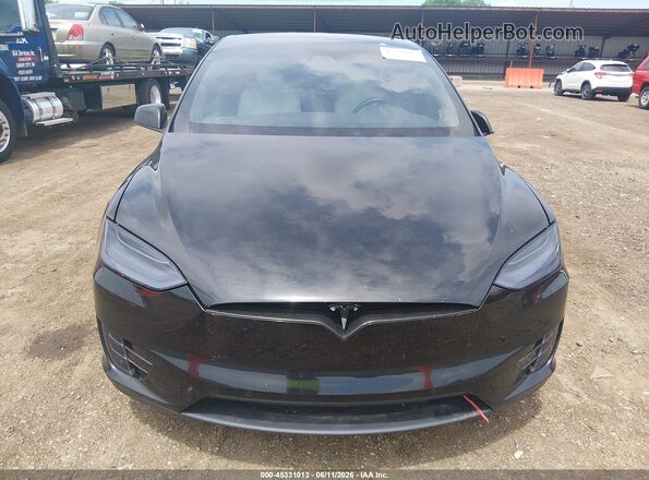 5YJXCBE40LF303525 2020 TESLA MODEL X Black Vista del cuadro de instrumentos