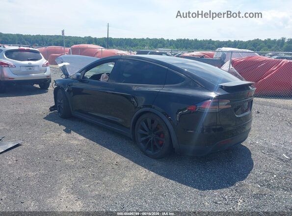 5YJXCBE47MF323353 2021 TESLA MODEL X Черный Задняя левая четверть