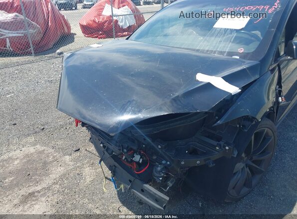 5YJXCBE47MF323353 2021 TESLA MODEL X Черный Вид спереди