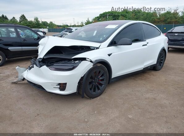 5YJXCDE22KF189648 2019 TESLA MODEL X White Przód lewy
