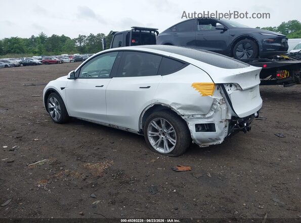5YJYGAEE1MF130711 2021 TESLA MODEL Y White Tył lewy