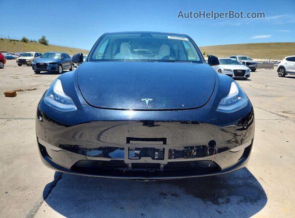 5YJYGAEE3MF152175 2021 TESLA MODEL Black Front view