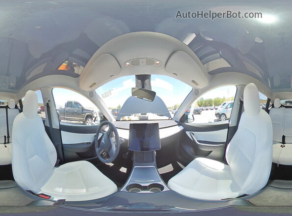 5YJYGAEE3MF152175 2021 TESLA MODEL Black 360 interior view