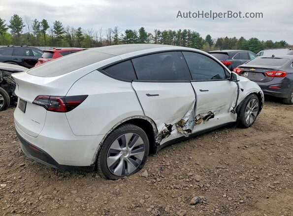 5YJYGAEE3MF191025 2021 TESLA MODEL Белый Задняя правая четверть