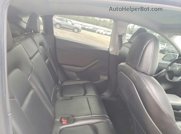 5YJYGAEE3MF191025 2021 TESLA MODEL Белый Вид задней части салона