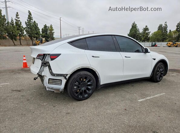 5YJYGAEE6MF243747 2021 TESLA MODEL White Հետևի աջ