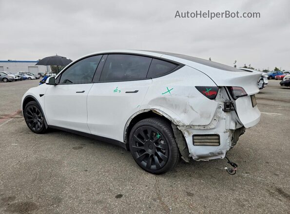 5YJYGAEE6MF243747 2021 TESLA MODEL White Հետևի ձախ