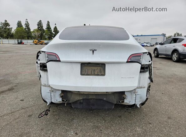 5YJYGAEE6MF243747 2021 TESLA MODEL White Հետևի տեսք