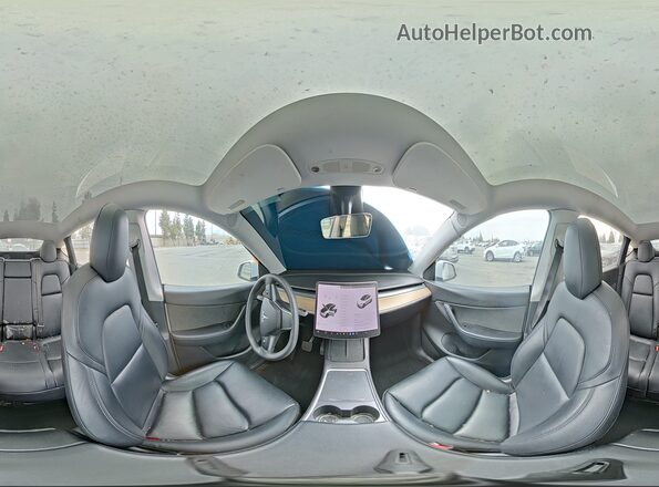 5YJYGAEE6MF243747 2021 TESLA MODEL White Սալոնի 360 աստիճան տեսք