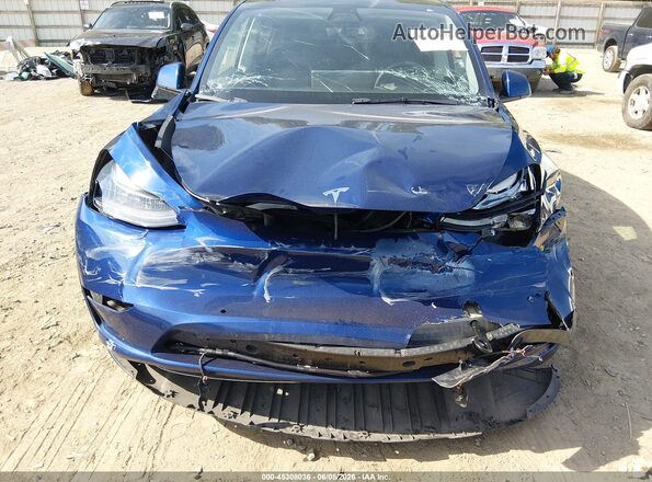 5YJYGAEE7MF112097 2021 TESLA MODEL Y Blue Widok z przodu