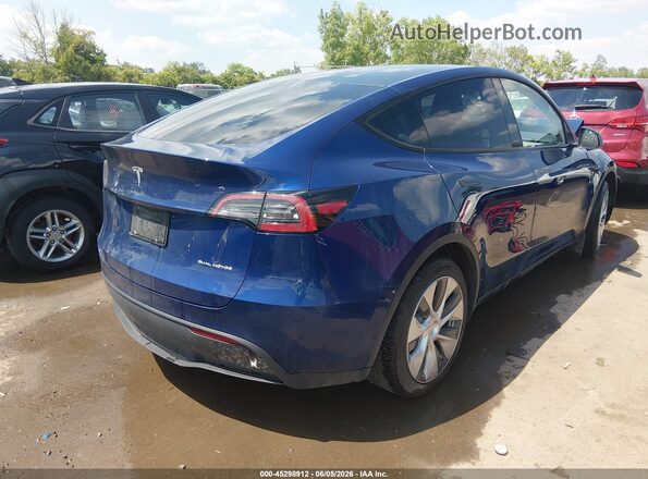 5YJYGAEE8MF278919 2021 TESLA MODEL Y Blue Rear right