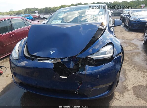 5YJYGAEE8MF278919 2021 TESLA MODEL Y Blue Instrument cluster view