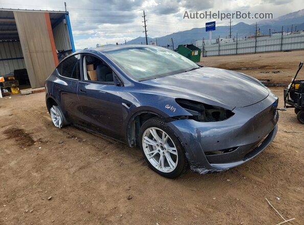 5YJYGAEE9MF192549 2021 TESLA MODEL Charcoal Front right