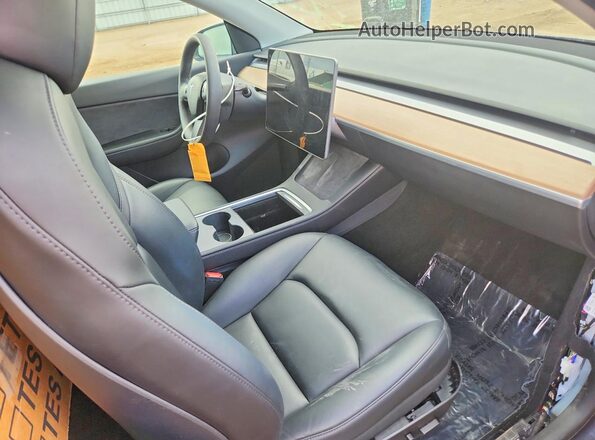 5YJYGAEE9MF192549 2021 TESLA MODEL Charcoal Dashboard view