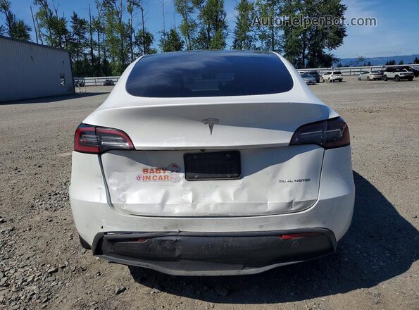 5YJYGAEE9MF237781 2021 TESLA MODEL White Հետևի տեսք