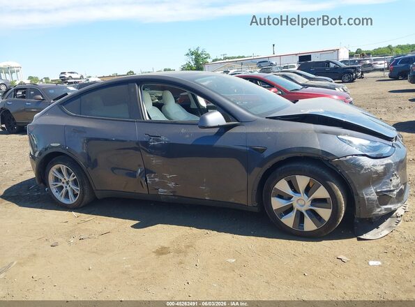 5YJYGAEEXMF136894 2021 TESLA MODEL Y Gray Vista del cuadro de instrumentos