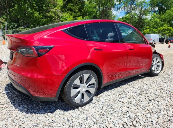 5YJYGAEEXMF144882 2021 TESLA MODEL Красный Задняя правая четверть